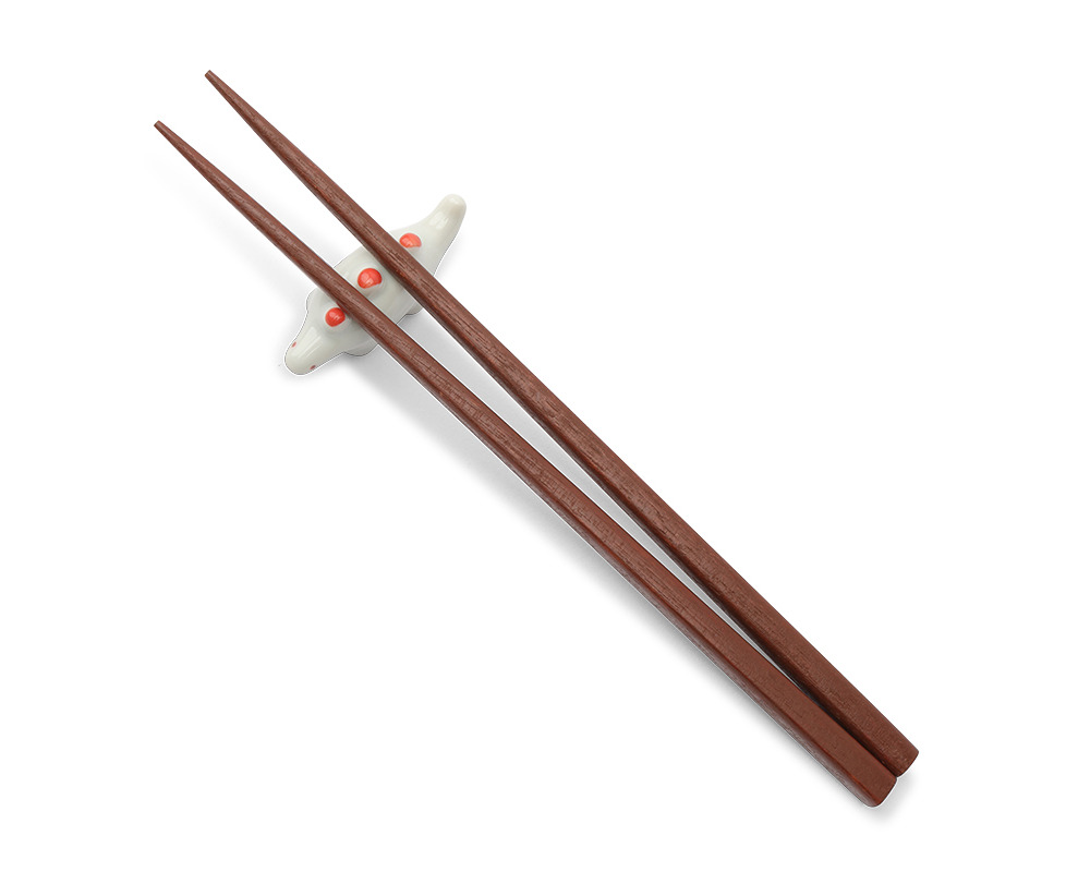 Chopstick Rest Stegosaurus White Red