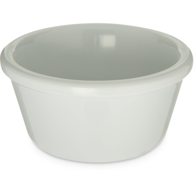 Carlisle S28002 Melamine Smooth Ramekin, 3 oz, White