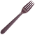Copolymer Plastic Forks, Brown (400/Case)