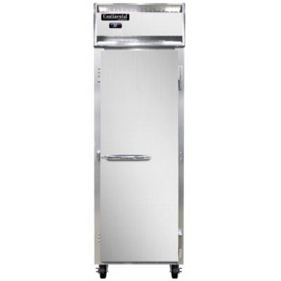 Continental Refrigeration 1RNSA 26" Solid Door Reach-In Refriger