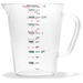 Carlisle 4314407 Clear Plastic Measuring Cup Half-Gallon