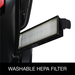 Sanitaire SC5815E washable HEPA filter, close-up