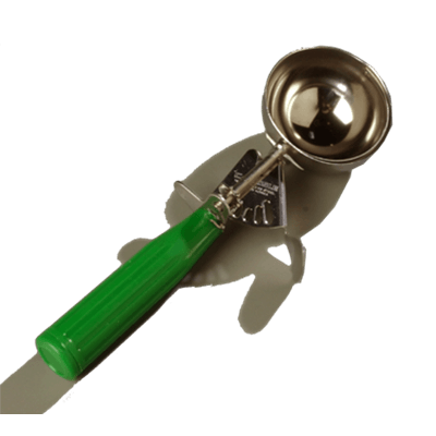Carlisle 3-1/4 oz Disher with Green Handle