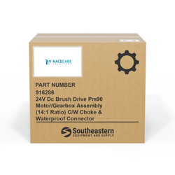 Nacecare - 916286 - 24V Dc Brush Drive Pm90 Motor/Gearbox Assembly (14:1 Ratio) C/W Choke & Waterproof Connector