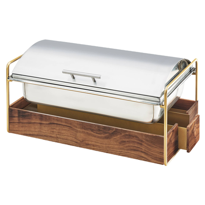 Cal-Mil 3705-46 8 qt. capacity Mid-Century Chafing Dish