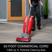 Sanitaire SC684G in use, 50-foot commercial cord