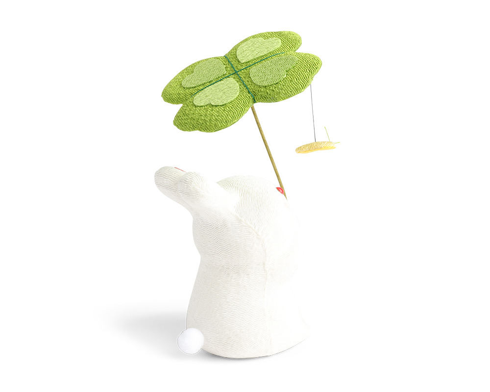 Figurine Lucky Clover & Bunny