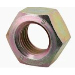 M18 - 1.5 ISO 8673 STYLE 1 HEX NUT LEFT HAND THREAD CLASS 8 ZINC YELLOW