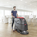 Viper AS5160T 20-inch traction drive scrubber cleaning cafeteria