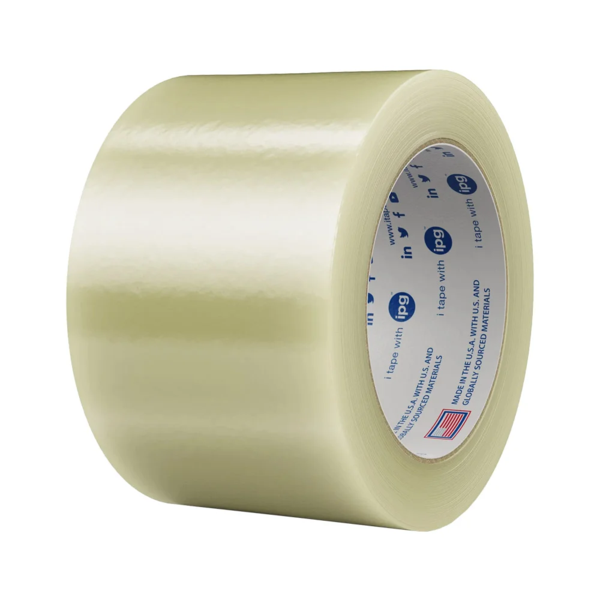 Box Sealing Tape - Hand Roll - 72 mm x 100 m - Clear - Cold Temp