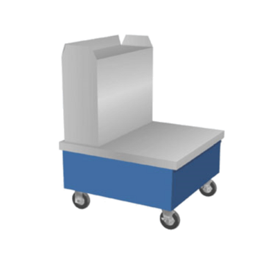 Duke Manufacturing 307-25PG Aeroserv Tray Stand Unit 32"L
