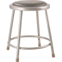 NPS 6418 NPS® 18" Heavy Duty Vinyl Padded Steel Stool