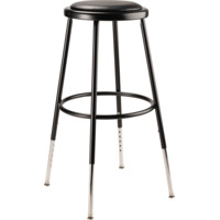 NPS 6424H-10 NPS® 25"-33" Height Adjustable Heavy Duty Vinyl Padded Steel Stool