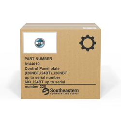 Intelligent Cleaning Equipment - 8144010 - Control Panel plate (I20NBT,I24BT)..i20NBT up to serial number 603..i24BT up to serial number 320