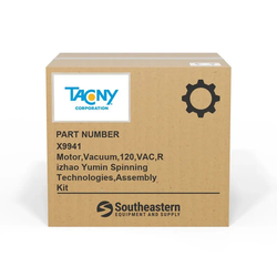 Tacony - X9941 - Motor,Vacuum,120,VAC,Rizhao Yumin Spinning Technologies,Assembly Kit