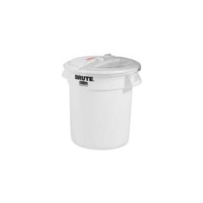 Rubbermaid FG9G7300WHT Prosave 10 Gal Container, Lid, Scoop