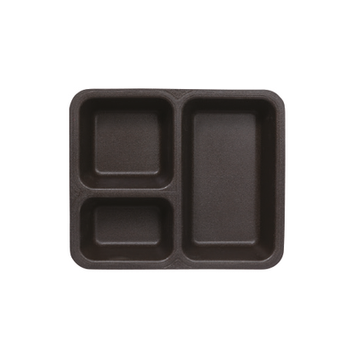 Cook's 335 Brown 3-Compartment Silicone Flex Trays
