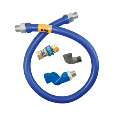 Dormont Manufacturing 16125BPQS24 Dormont Blue Hose� Moveable Gas Connector Hose Assembly