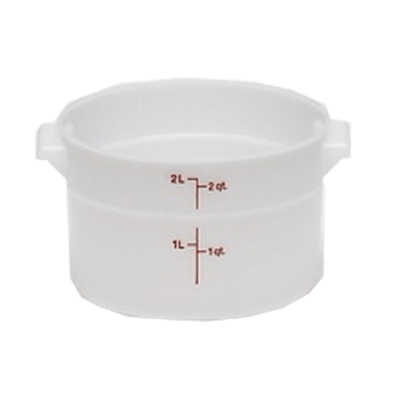 Cambro Poly 2 qt. Round Food Storage Containers