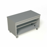 Duke Manufacturing 310-25PG Aeroserv Solid Top Unit Utility Counter