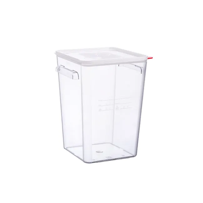 Araven 31857 Square Polycarbonate Container, 22 L./ 23,2 qt