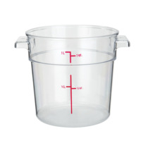 Winco PCRC-1 Food Storage Container 1 Qt.