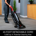 Sanitaire SC5713D in use, 40-foot detachable cord