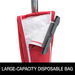 Sanitaire SC688B large-capacity disposable bag, close-up