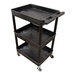 LUXOR STC111-B Tub Cart - Three Shelves