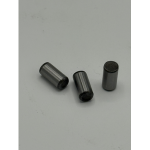 1/2" X 1" ASME THROUGH HARDENED DOWEL PIN HT STEEL PLAIN W/ LIGHT OIL