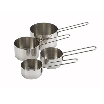 Winco MCP-4P 4-Piece Set Includes: 1/4 Measuring Cup Set
