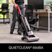 Sanitaire SC5713D in use, QuietClean 69 dBA