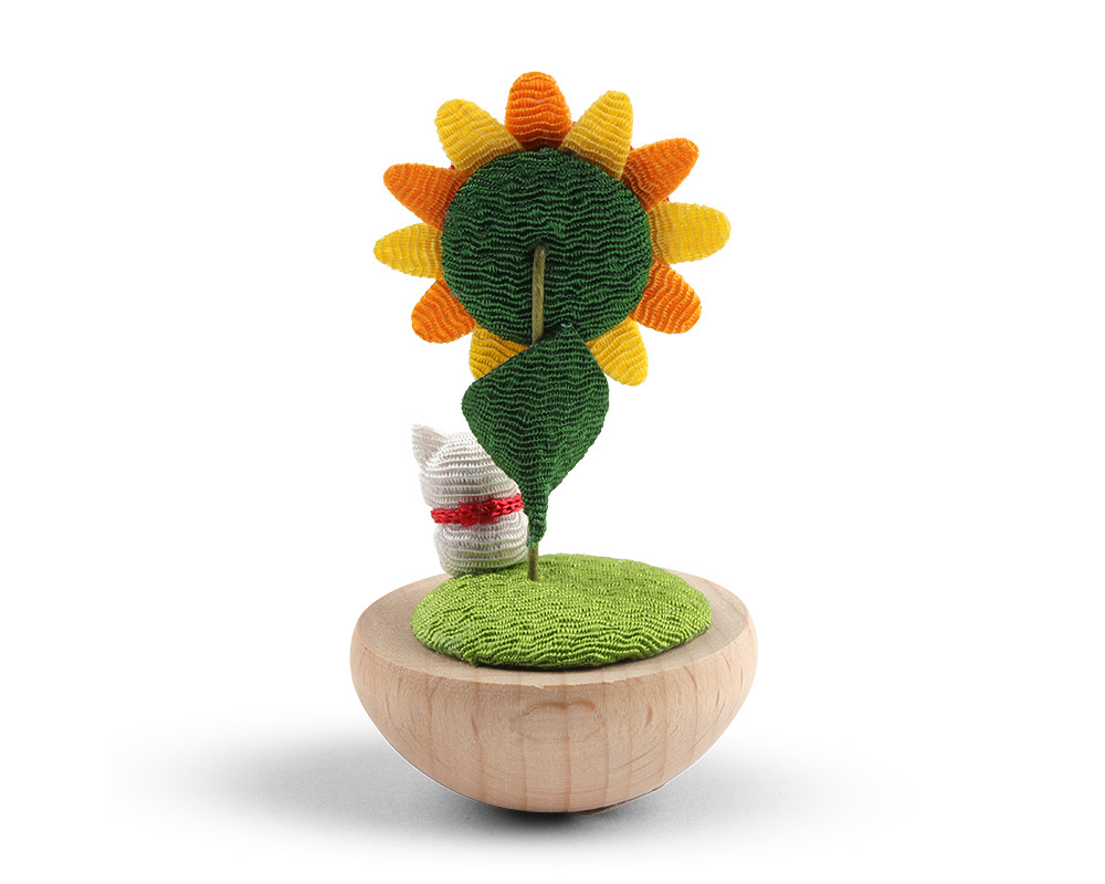 Figurine Sunflower & Cat
