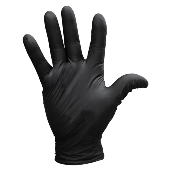 Examination Gloves - Nitrile - Powder-Free - 6 mil - Black