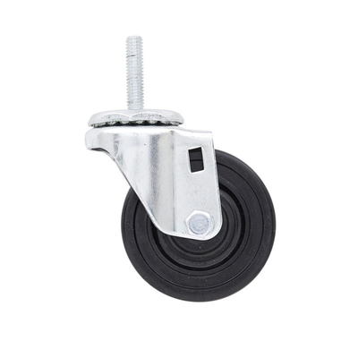 Metro 3TM 3" Resilient Rubber Swivel Low Profile Caster for Super Erecta Industrial Wire Shelving Racks