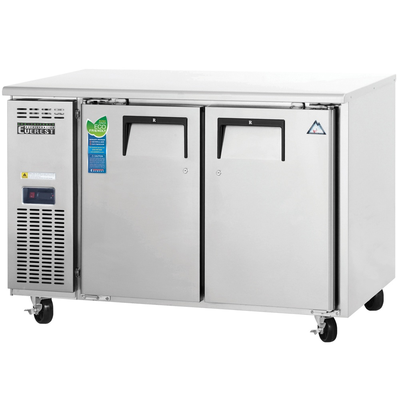Everest ETR2-24 Undercounter Worktop Refrigerator 2 Doors, 115v, NSF - 9.0 cu. ft.