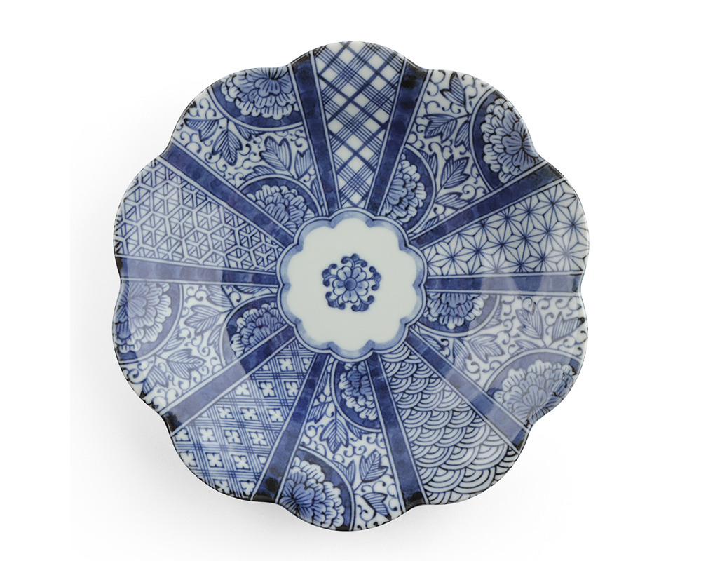 Blue Nishiki 8.5" Serving Plate