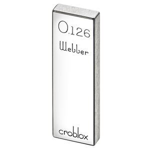 STARRETT RC .126 AA Rect. Croblox Gage Block - .126 In., Grade AA