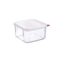 Araven 31851 Square Polycarbonate Container, 2 L./ 2,1 qt