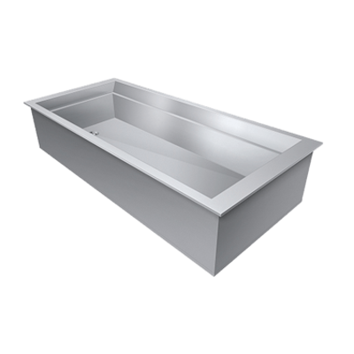 Hatco IWB-4 Iced Cold Pan Cold Food Well Unit, Drop-In, Ice-Cooled