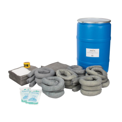 Spill Kit - Universal - 55 Gallon Capacity - Drum - Stationary