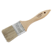 Winco WBR-20 Wood Handled 2" Pastry Brush