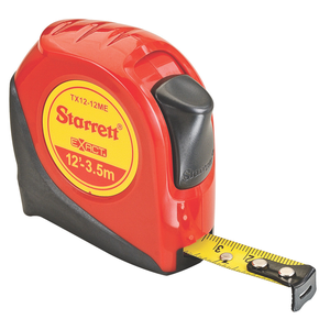 STARRETT KTX12-12ME-N Exact 1/2'' x 12' (3.5m) English/Metric Pocket Tape
