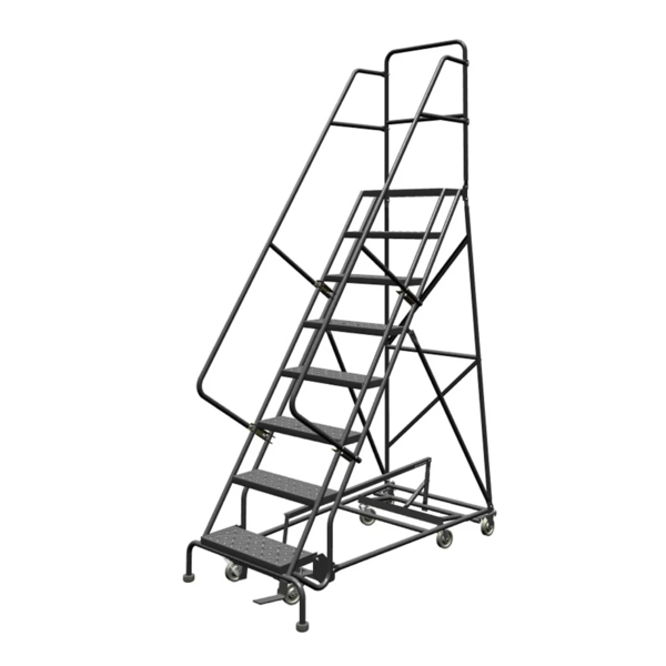 Rolling Ladder - All Directional - 8 Step - 450 lb Capacity
