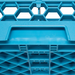 Carlisle RG16-114 16-Compartment Blue Glass Rack
