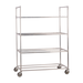 Cook's 630-5420A 54" W Aluminum Vented Tray Drying Rack