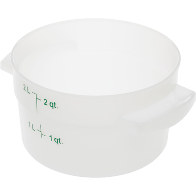 Carlisle 1097302 StorPlus™ Round Food Storage Container 2 Quart