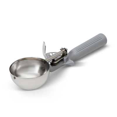 Vollrath 47140 Jacob's Pride Size 8 Gray Handle 4 Oz Disher