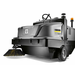 Karcher KM 130/300 R Bp side broom and hopper, low front view