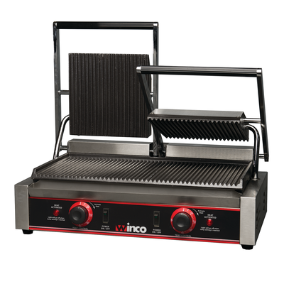 Winco EPG-2 Electric Italian Style Panini Grill